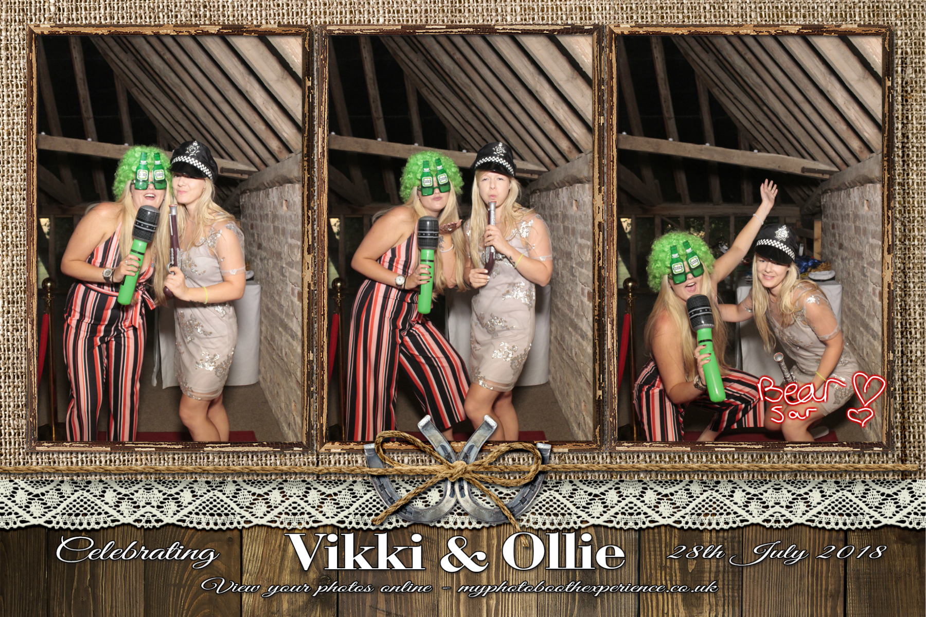 Vikki & Ollie's Wedding | View more photos from the event at gallery.myphotoboothexperience.co.uk/u/MyPhotoBoothExperienceLtd/Vikki-Ollies-Wedding